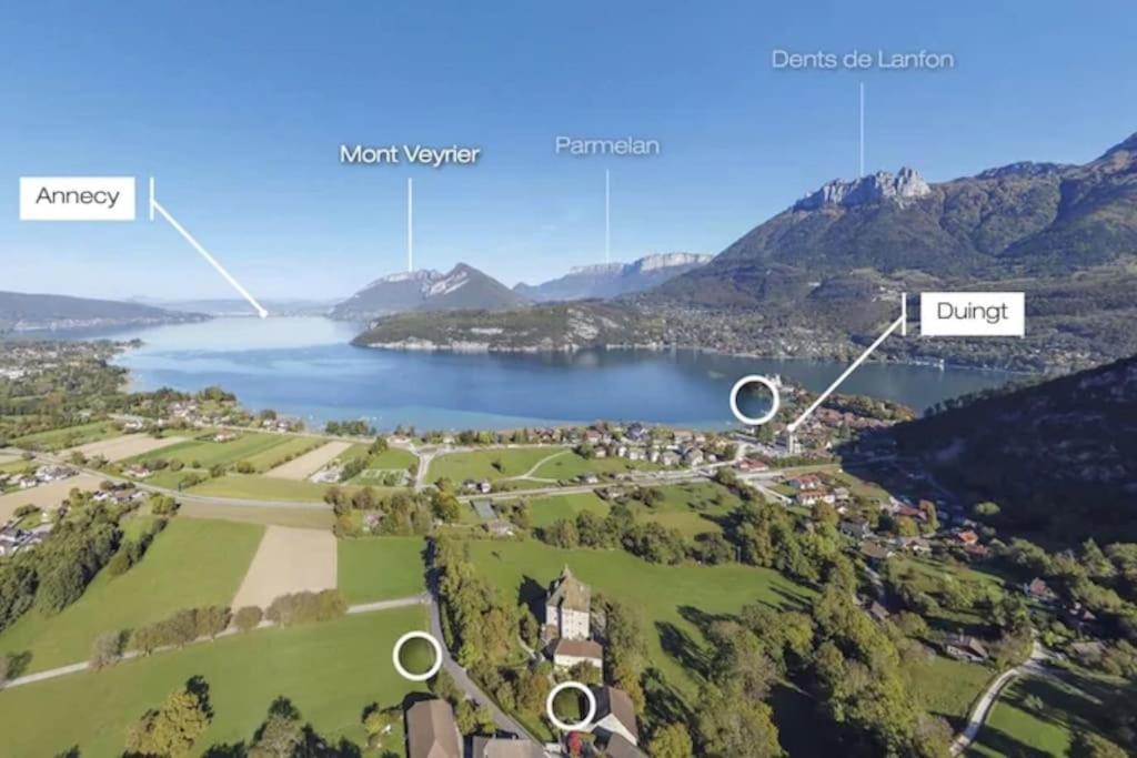Duplex A 120 M Du Lac D'Annecy Duingt Exteriér fotografie